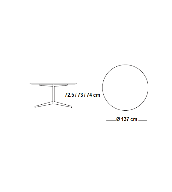 Florence Knoll Round Table