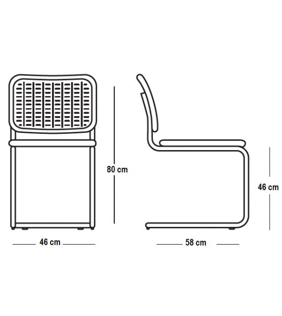 Cesca Chair Sedia Knoll