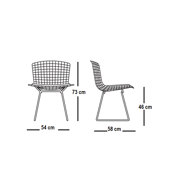 Bertoia Stuhl Outdoor Knoll