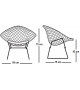 Bertoia Diamond Chair Outdoor Sessel Knoll