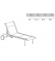 1966 Chaise Longue Con Respaldo Ajustable Knoll