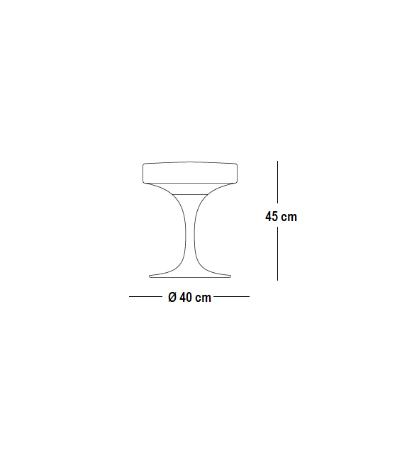 Tulip Knoll Tabouret