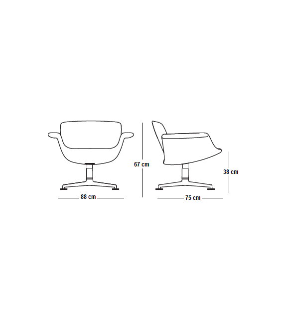 KN04 Knoll Sessel