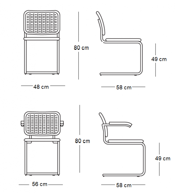 Cesca Knoll Chaise