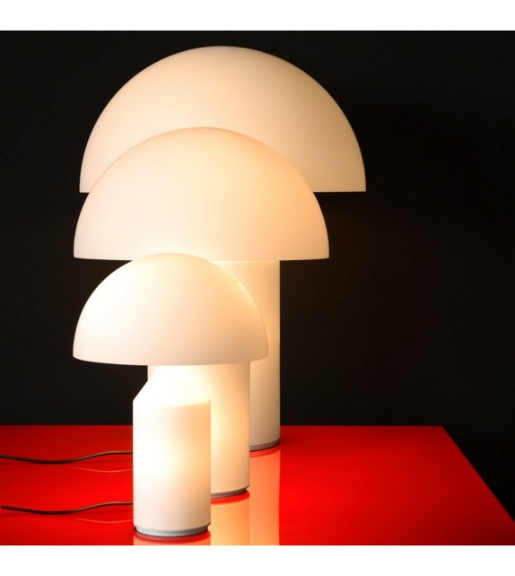 Atollo White Oluce Table Lamp