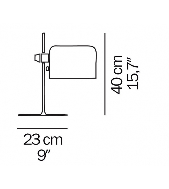 Coupè Oluce Lámpara de Mesa