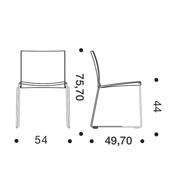 M1 MDF Italia Stuhl Outdoor