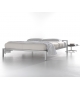 Aluminium Bed MDF Italia Letto