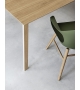 Thin-K Kristalia Table with Wooden Top