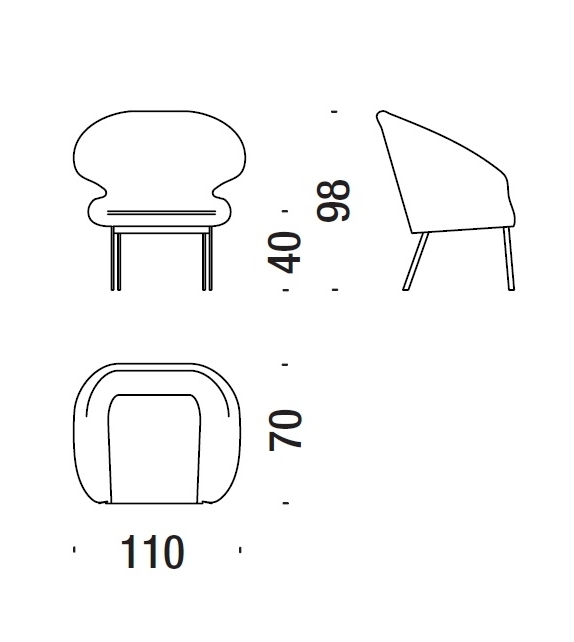 Doodle Fauteuil Moroso