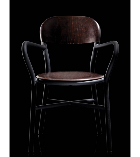 Pipe Wood Magis Chair With Arms