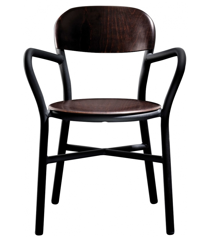 Pipe Wood Magis Chair With Arms