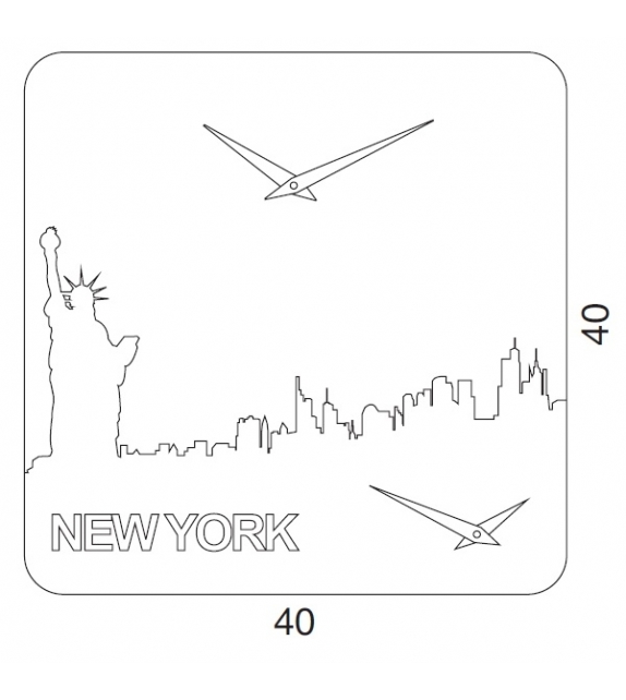 Time Travel New York Orologio Progetti