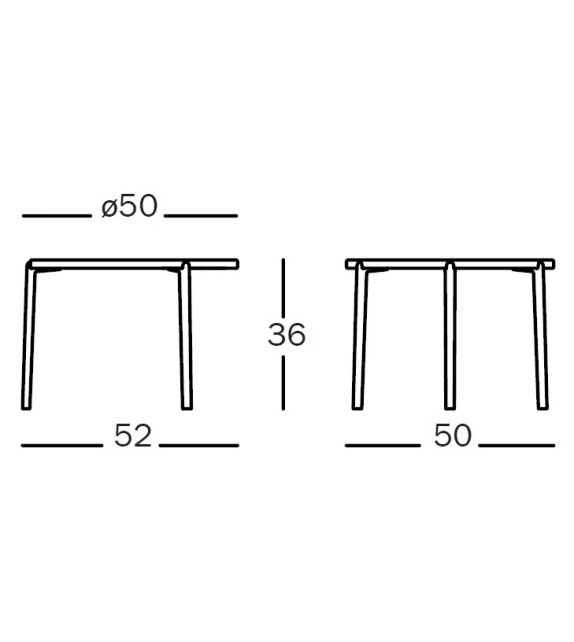 Tambour Magis Niedrige Tisch