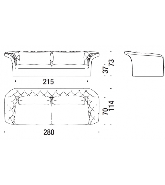 Bohemian Moroso Sofa 3 Plazas