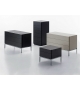 606 Metal Base Bedside Cabinet Molteni&C