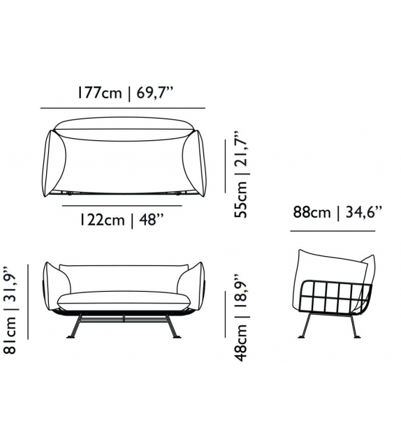 Sofa Nest Moooi