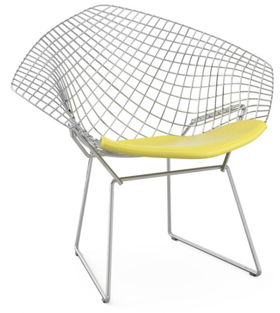 Bertoia Diamond Chair Sillón Con Cojín Knoll
