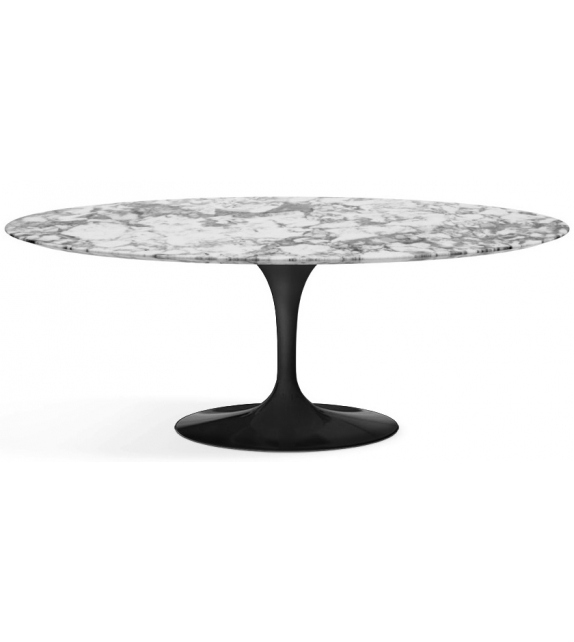 Saarinen Table Basse Oval De Marbre Knoll