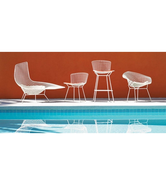 Bertoia Diamond Chair Poltroncina Outdoor Knoll