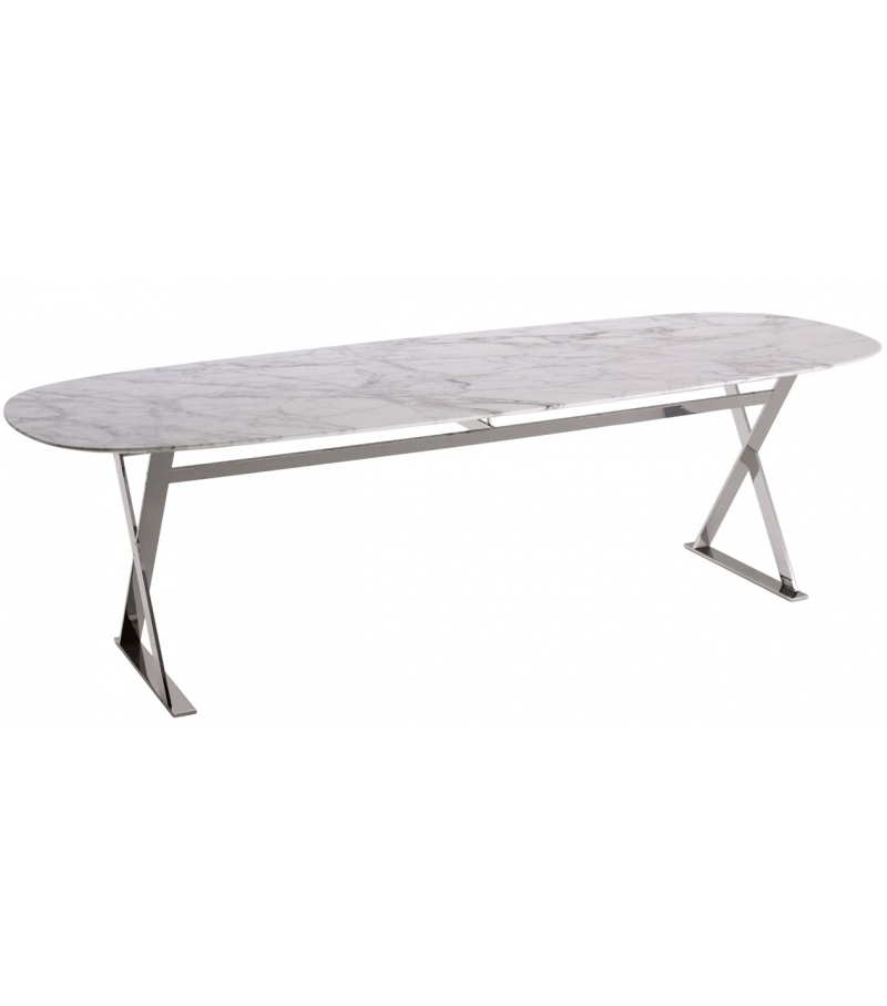 Pathos Maxalto Table avec Plateau en Marbre