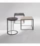 Lithos Maxalto Side Table with Marble Top