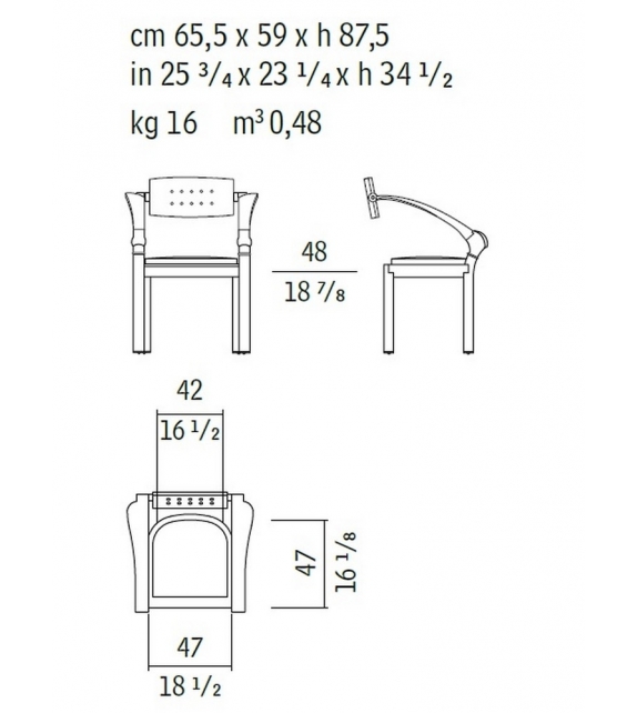 Spring Small Armchair Giorgetti