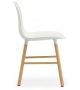 Form Normann Copenhagen Silla Con Patas de Madera