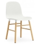 Form Normann Copenhagen Silla Con Patas de Madera