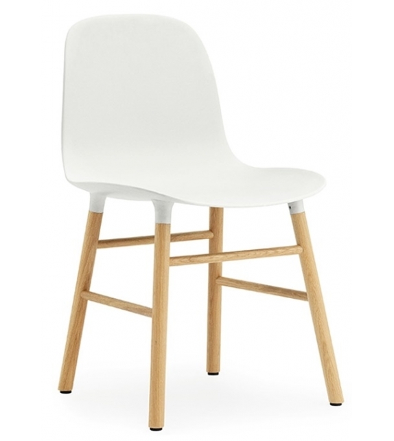 Form Normann Copenhagen Silla Con Patas de Madera