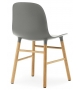 Form Normann Copenhagen Silla Con Patas de Madera