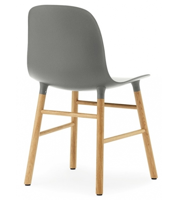 Form Normann Copenhagen Silla Con Patas de Madera