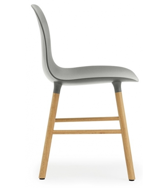 Form Normann Copenhagen Silla Con Patas de Madera