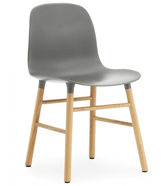 Form Normann Copenhagen Silla Con Patas de Madera