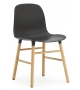 Form Normann Copenhagen Chair With Wood Legs