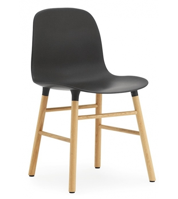 Form Normann Copenhagen Silla Con Patas de Madera