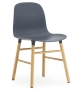 Form Normann Copenhagen Silla Con Patas de Madera