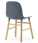 Form Normann Copenhagen Silla Con Patas de Madera