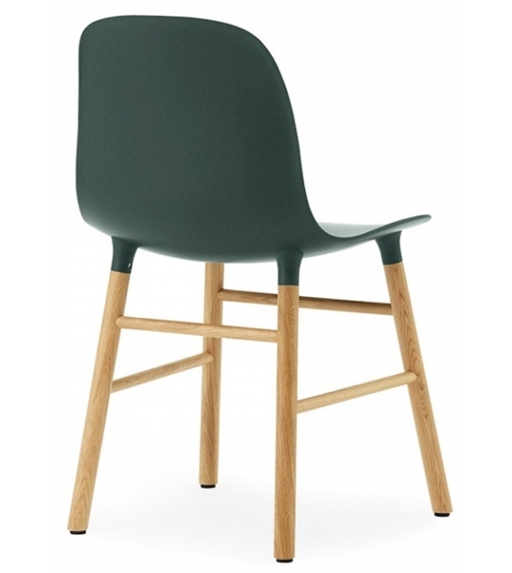 Form Normann Copenhagen Silla Con Patas de Madera