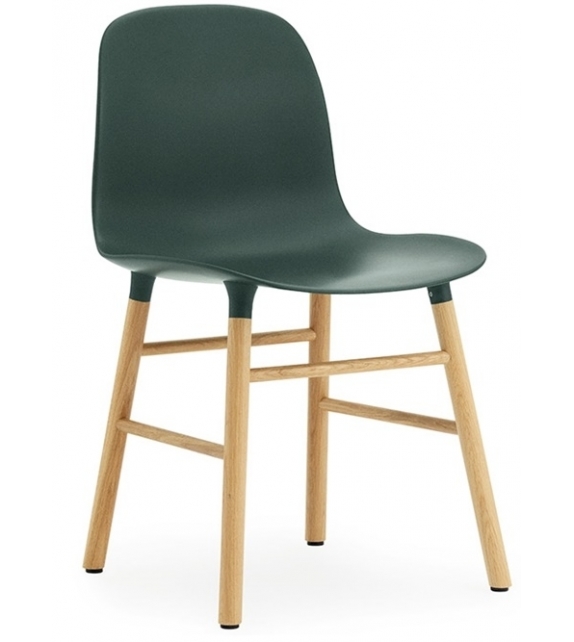 Form Normann Copenhagen Silla Con Patas de Madera