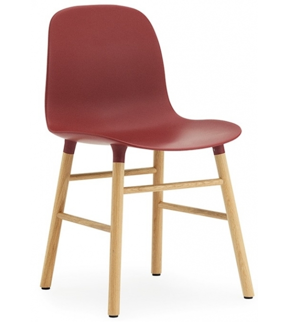 Form Normann Copenhagen Silla Con Patas de Madera