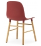 Form Normann Copenhagen Silla Con Patas de Madera