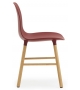 Form Normann Copenhagen Silla Con Patas de Madera