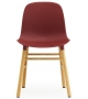 Form Normann Copenhagen Chair With Wood Legs