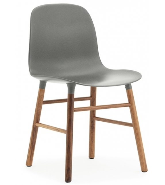 Form Normann Copenhagen Silla Con Patas de Madera