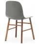 Form Normann Copenhagen Chair With Wood Legs