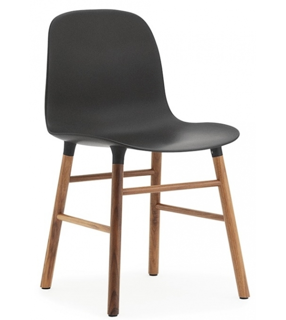 Form Normann Copenhagen Silla Con Patas de Madera