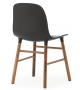 Form Normann Copenhagen Silla Con Patas de Madera