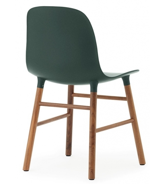 Form Normann Copenhagen Silla Con Patas de Madera