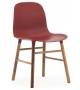 Form Normann Copenhagen Silla Con Patas de Madera